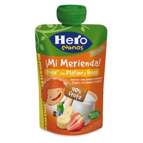 Bolsita Mi Fruta HERO Platano, Fresa y Manzana 100 GR