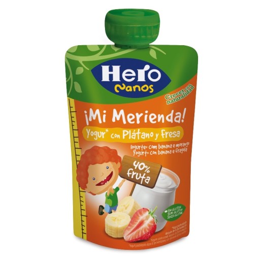 Bolsita Mi Fruta HERO Platano, Fresa y Manzana 100 GR | Cash Borosa