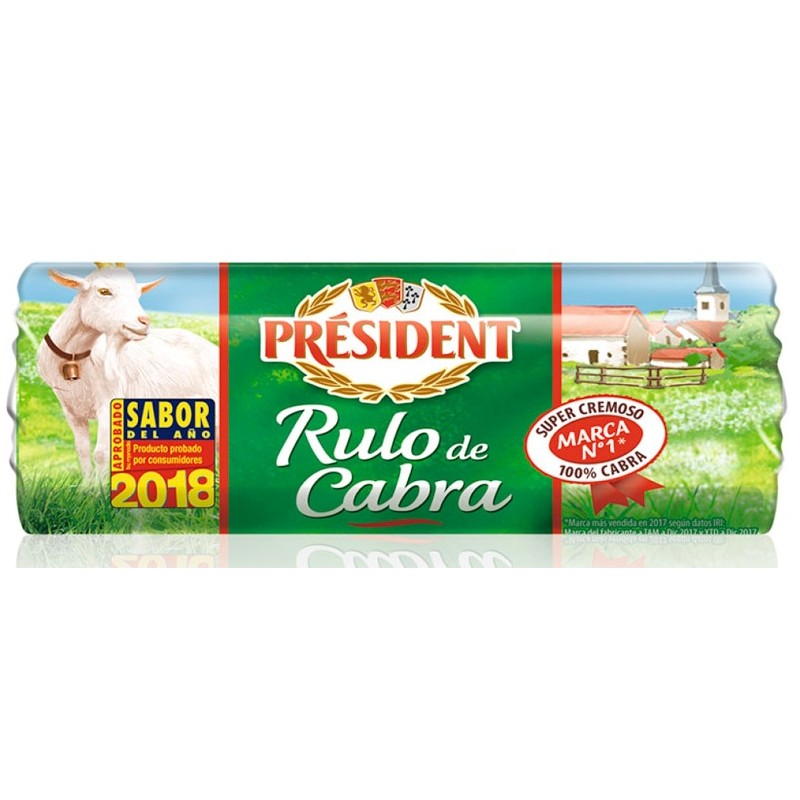 Queso Rulo De Cabra Mini PRESIDENT 200 GR | Cash Borosa