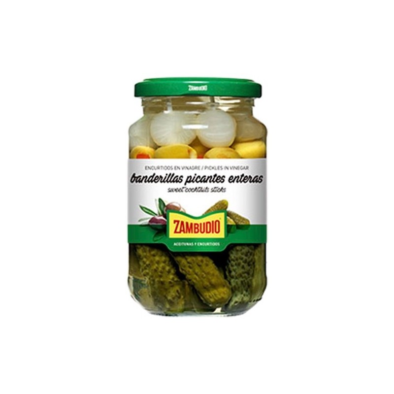 Banderillas Picantes ZAMBUDIO Cristal 300 Gr | Cash Borosa