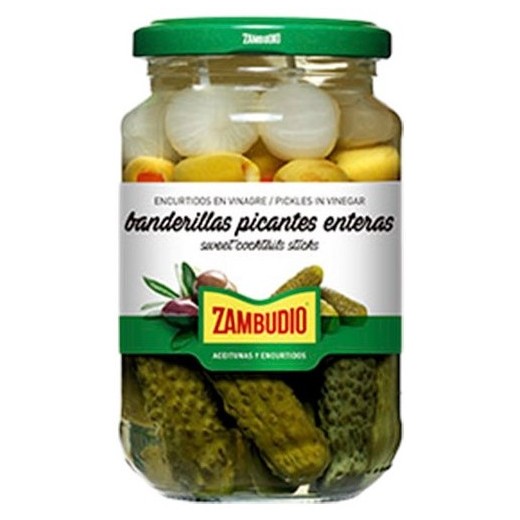 Banderillas Picantes ZAMBUDIO Cristal 300 Gr | Cash Borosa