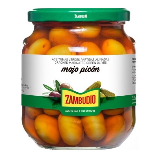 Aceitunas Mojo Picon ZAMBUDIO  350 Gr | Cash Borosa