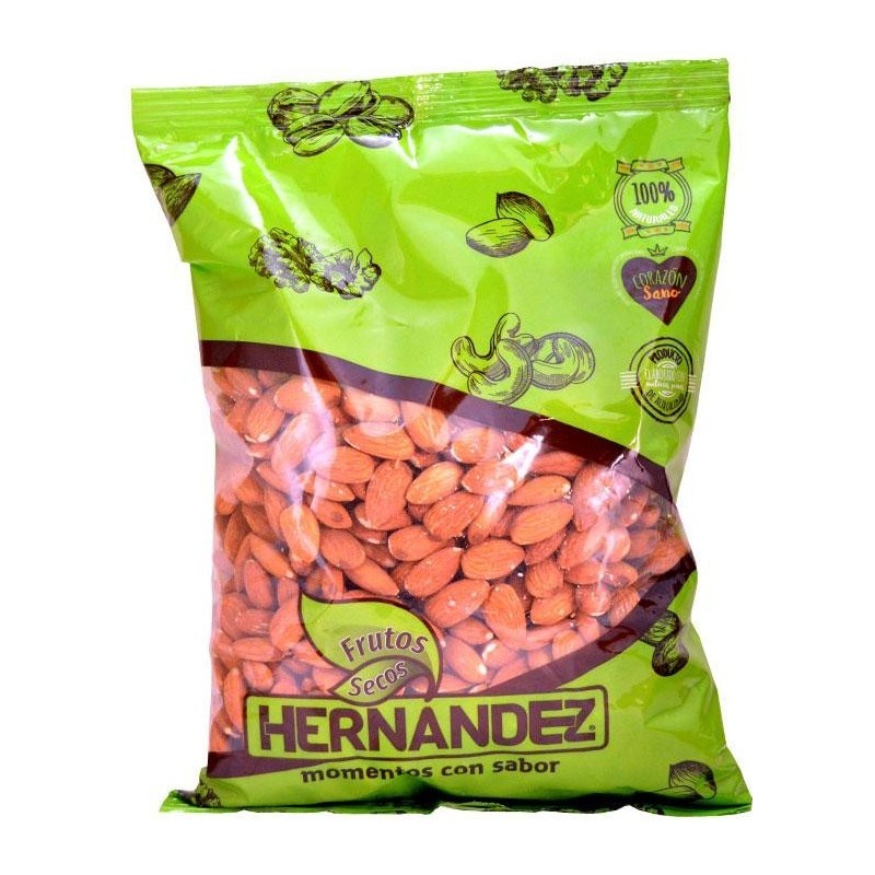 Almendra Cruda Piel  HERNANDEZ 1Kg | Cash Borosa