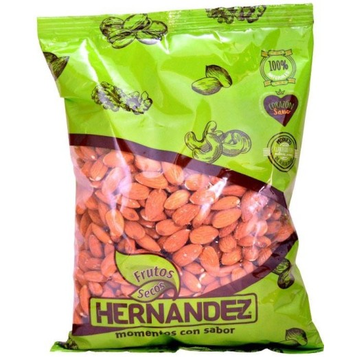 Almendra Cruda Piel  HERNANDEZ 1Kg | Cash Borosa