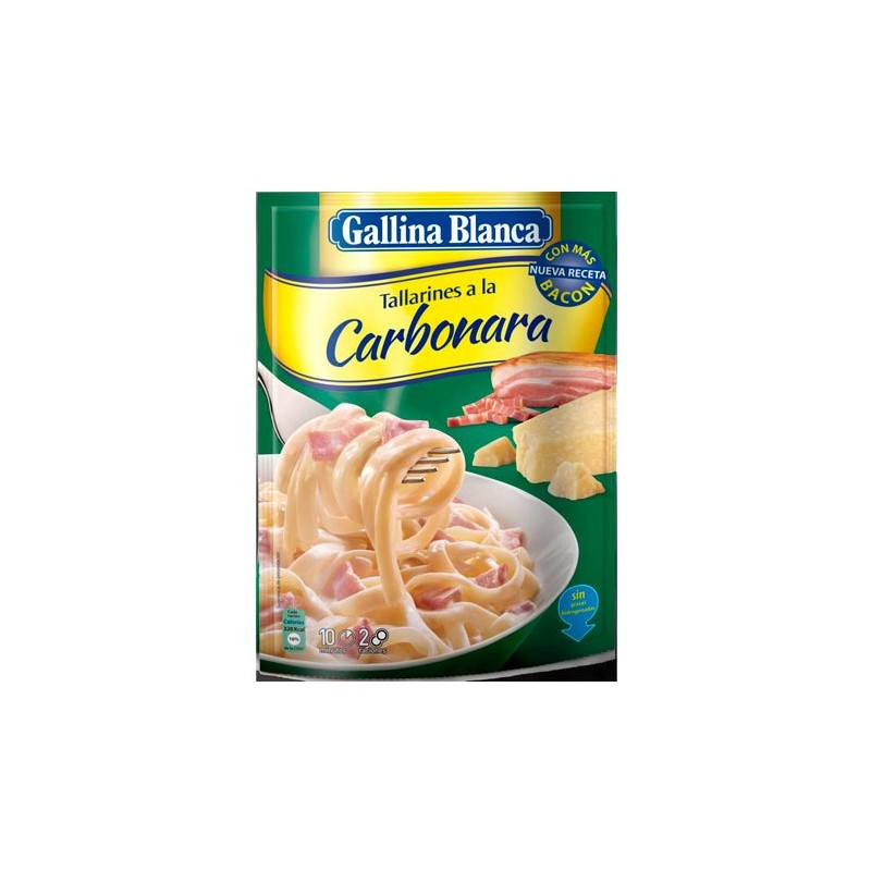 Tallarines Carbonara GALLINA BLANCA | Cash Borosa