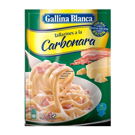 Tallarines Carbonara GALLINA BLANCA | Cash Borosa