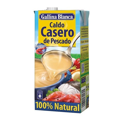 Caldo Pescado GALLINA BLANCA 1L | Cash Borosa