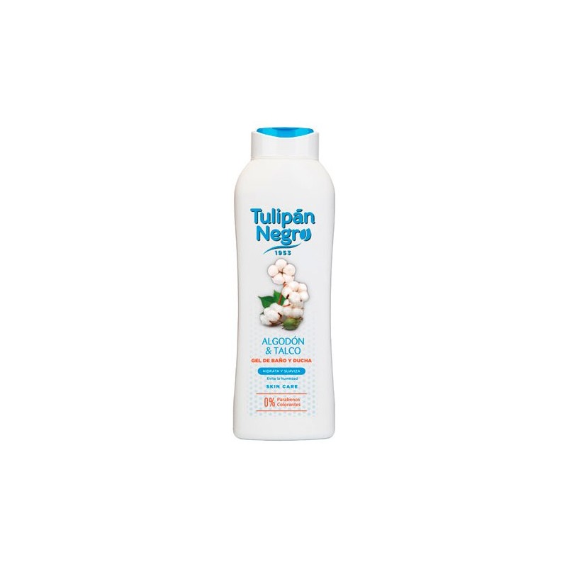 Gel de Baño TULIPAN NEGRO Algodon y Talco 650 ML | Cash Borosa