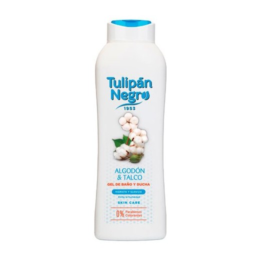 Gel de Baño TULIPAN NEGRO Algodon y Talco 650 ML | Cash Borosa