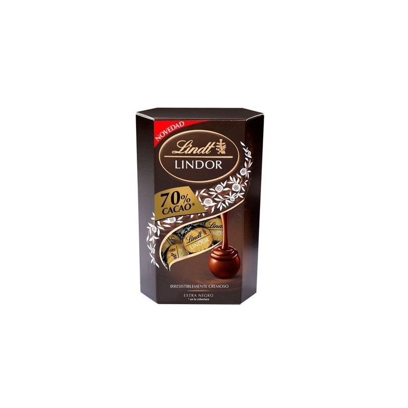 Bombones LINDT Chocolate Negro 200 Gr | Cash Borosa