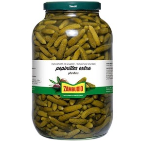 Pepinillos ZAMBUDIO Cristal 300 Gr 