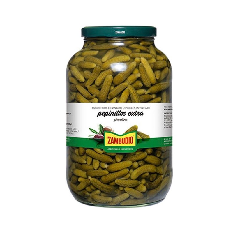 Pepinillos ZAMBUDIO Cristal 300 Gr  | Cash Borosa