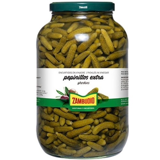 Pepinillos ZAMBUDIO Cristal 300 Gr  | Cash Borosa