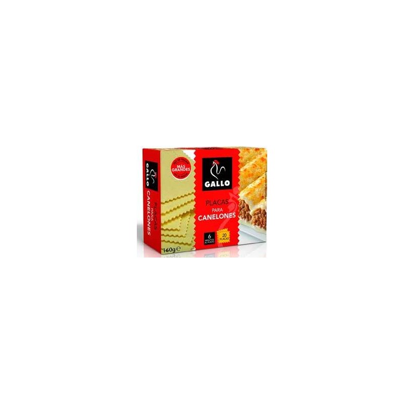 Canelones GALLO 160 Gr  20 Placas | Cash Borosa