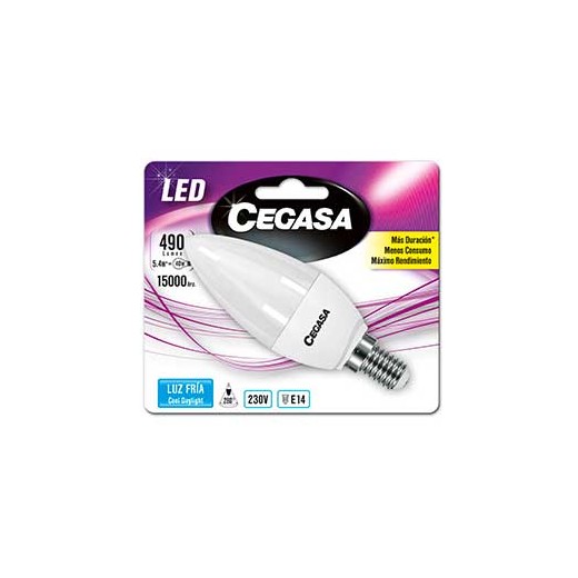 BOMBILLA LED CEGASA VELA 5.4W 40W 490LM | Cash Borosa