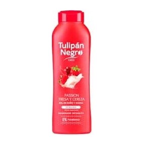 Gel de Baño TULIPAN NEGRO Fresa y Cereza 650 ML