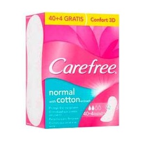 Salva Slips CAREFREE Normal 44 Und.