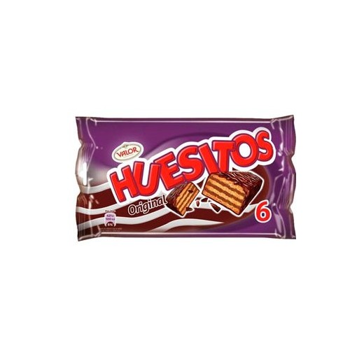 Barritas HUESITOS Galleta Chocolate  Pack 6 UND 120 GR | Cash Borosa