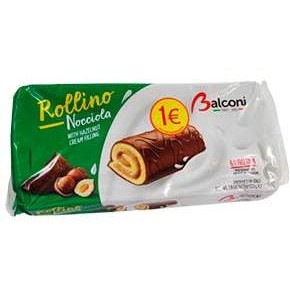 Rollito Nocciola BALCONI 222 GR 6 UND