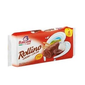 Rollito Cacao BALCONI 222 GR 6 UND