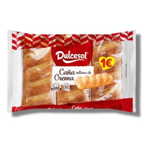 Cañas Crema DULCESOL 3 UND  1 €