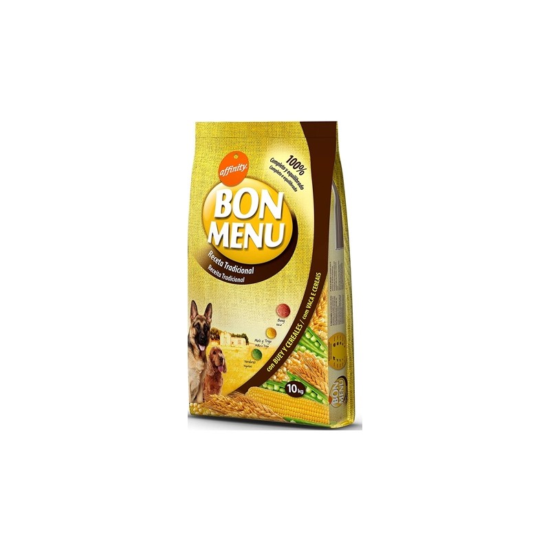 Ani. Perro Pienso BON MENU 10 KG | Cash Borosa