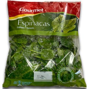 Espinacas Bolsa 250 GR