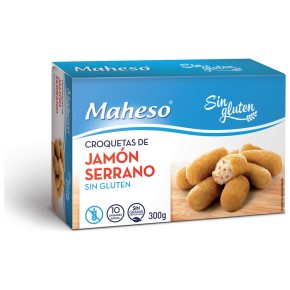 Croqueta Jamon MAHESO Sin Gluten 300 GR