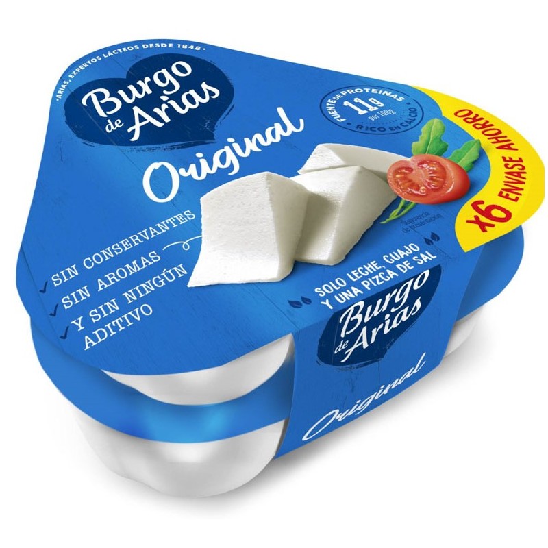 Queso Fresco BURGOS de ARIAS Pack 3 UND | Cash Borosa