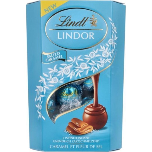 Bombones LINDT Caramelo y Sal 200 Gr | Cash Borosa