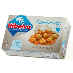 Zamburiñas en Salsa Vieira  8/12 IFA 120 GR