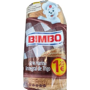 Pan de Molde Integral 50% BIMBO  480 GR