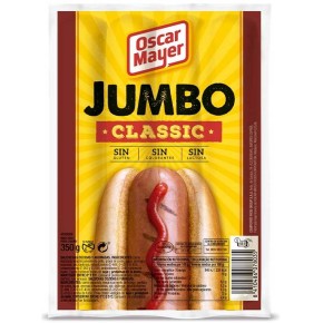 Salchichas Jumbo OSCAR MAYER 350 Gr