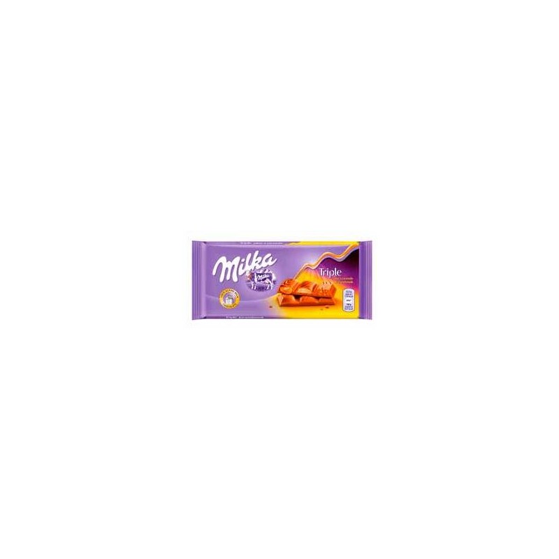 Chocolate MILKA Triple Caramelo  90 GR | Cash Borosa