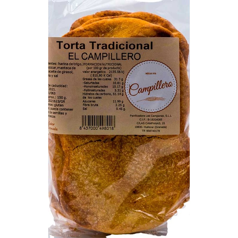 Tortas De Aceite El Campillero 150 GR | Cash Borosa