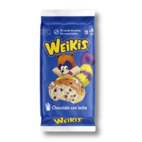 WEIKIS Chocolate con Leche 4 UND