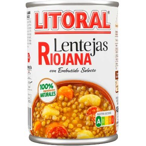 Lenteja Riojana LITORAL 435 GR