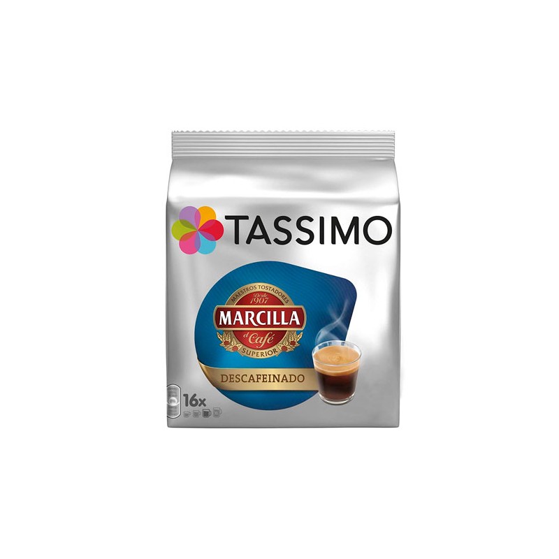 Capsulas Cafe Tassimo MARCILLA Esp. Descafe | Cash Borosa