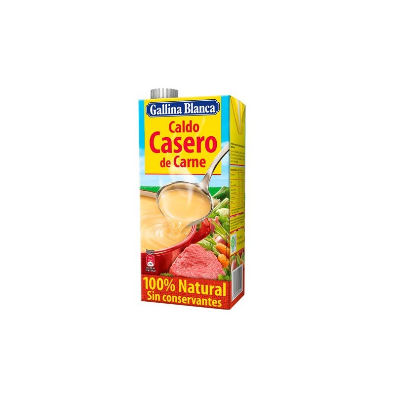 Caldo Carne GALLINA BLANCA 1 L | Cash Borosa