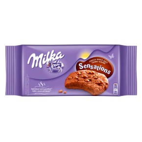 Cookies Sensations MILKA 156 GR