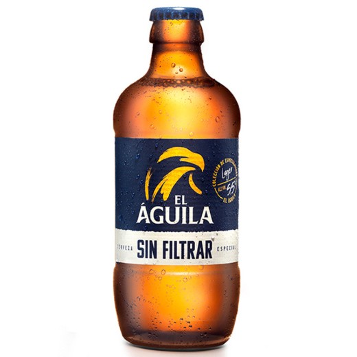 Cerveza Tercio AGUILA Sin Filtrar 33 CL | Cash Borosa