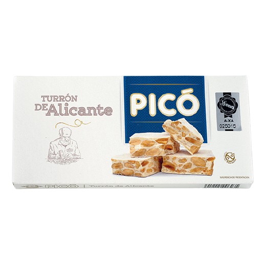 Turron Duro Alicante Calidad Suprema PICO 150 GR | Cash Borosa