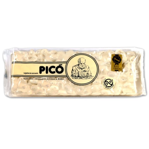 Turron Duro Alicante Hecho a Mano PICO 250 GR | Cash Borosa