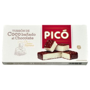 Turron de Coco Chocolate Calidad Suprema PICO 200 GR