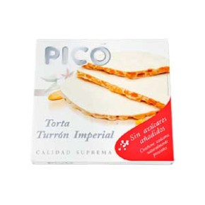 Torta de Turron Duro Alicante Sin Azucar PICO 150 GR