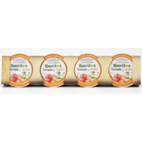 IBERITOS Monodosis Pack-4 Tomate Y Aceite 22GR