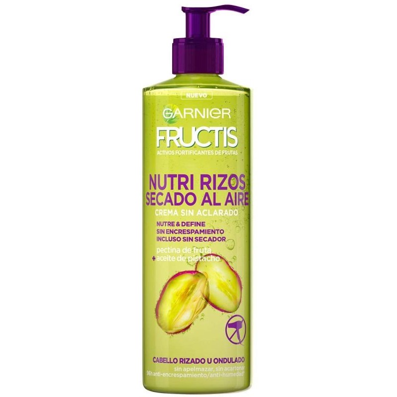 Crema Capilar Sin Aclarado FRUCTIS Nutri-Rizos 400 ML | Cash Borosa