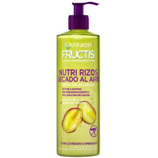 Crema Capilar Sin Aclarado FRUCTIS Nutri-Rizos 400 ML | Cash Borosa