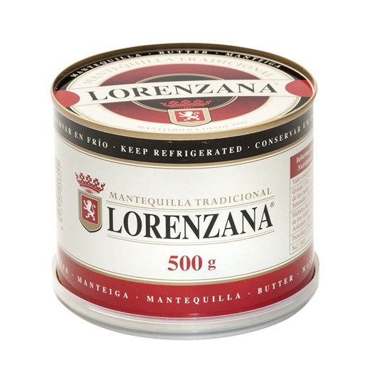 Manteca LORENZANA Sin Sal 500 ML | Cash Borosa