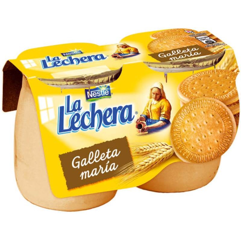 Yogur Galleta Maria LA LECHERA Cristal X2 | Cash Borosa